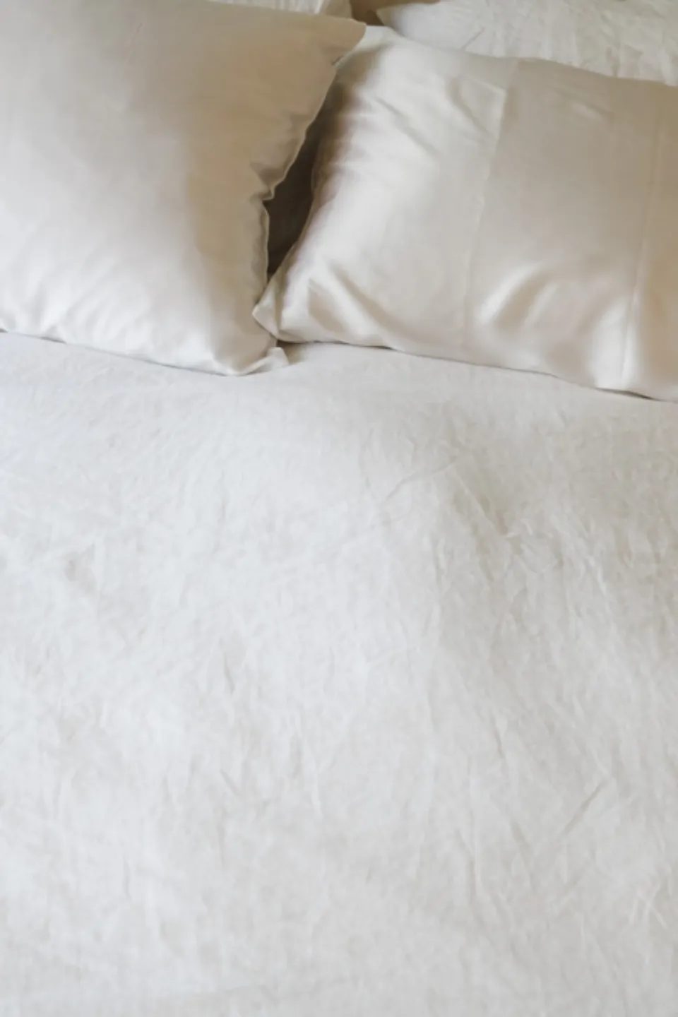 100% Silk Beauty Pillowcase Clean White 48x73cm