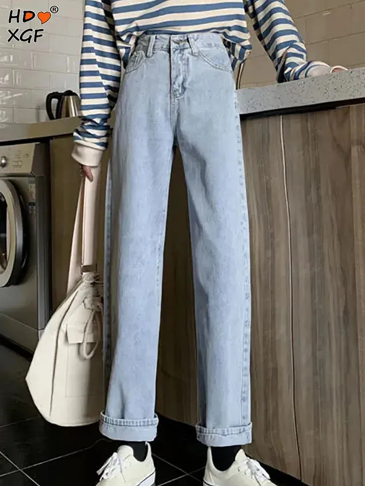 2024 Classic Women Pants with All-Match Button Pocket Design