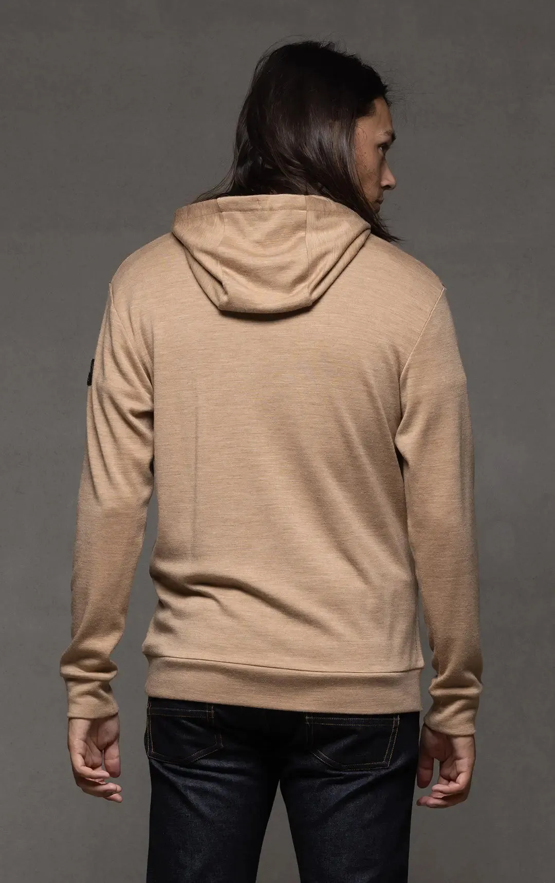 320GSM MERINO HOODED PULLOVER