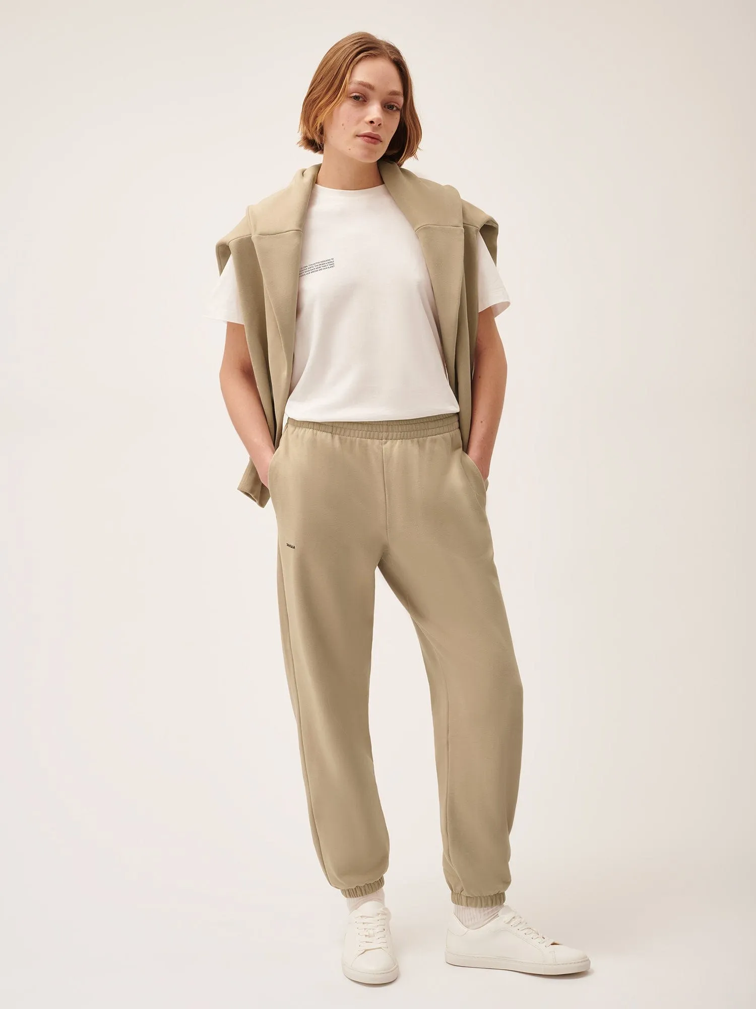 365 Midweight Track Pants—birch beige