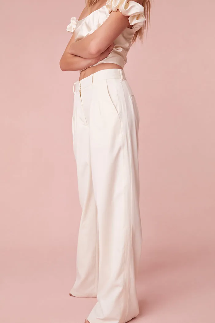 Adams Wide Leg Tailored Pant