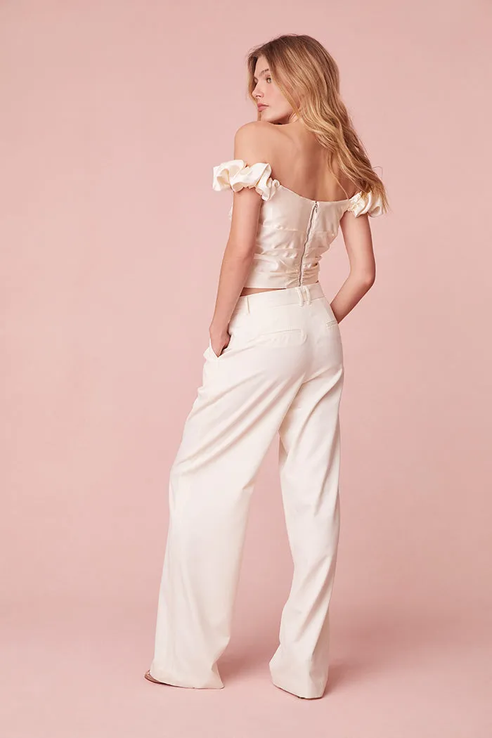 Adams Wide Leg Tailored Pant