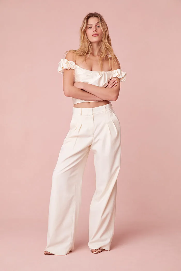 Adams Wide Leg Tailored Pant