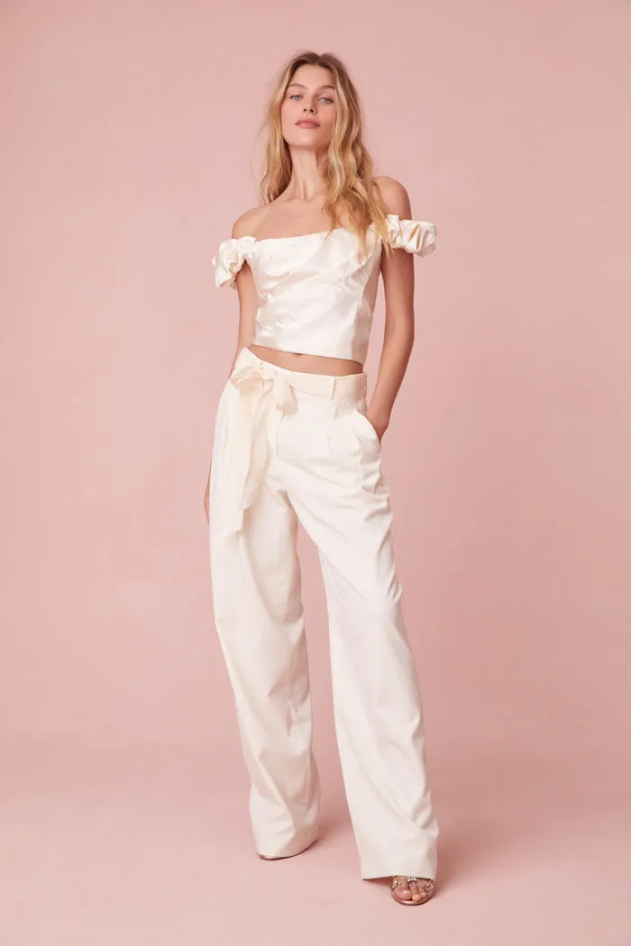 Adams Wide Leg Tailored Pant