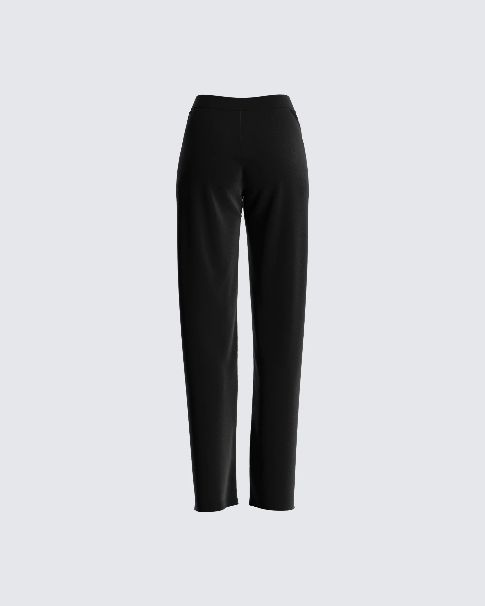 Addison Black Velvet Pant