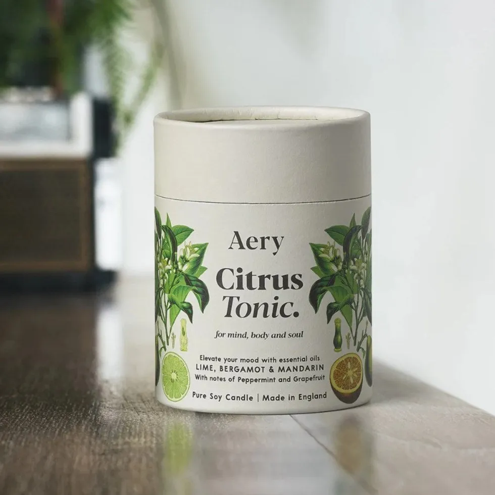 Aery Living: Botanical Soy Candle Citrus Tonic