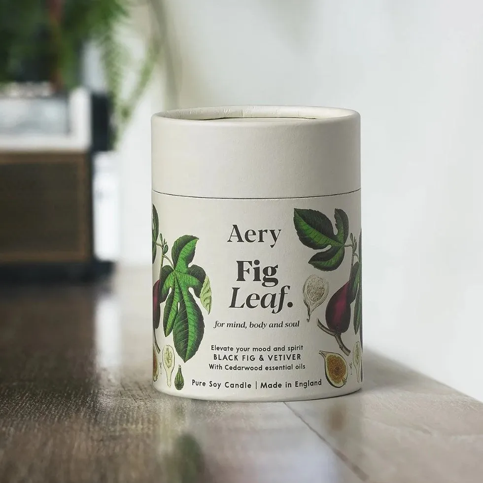 Aery Living: Botanical Soy Candle Fig Leaf