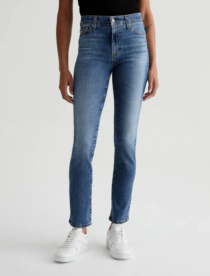 AG Mari | High-Rise Slim Straight Leg