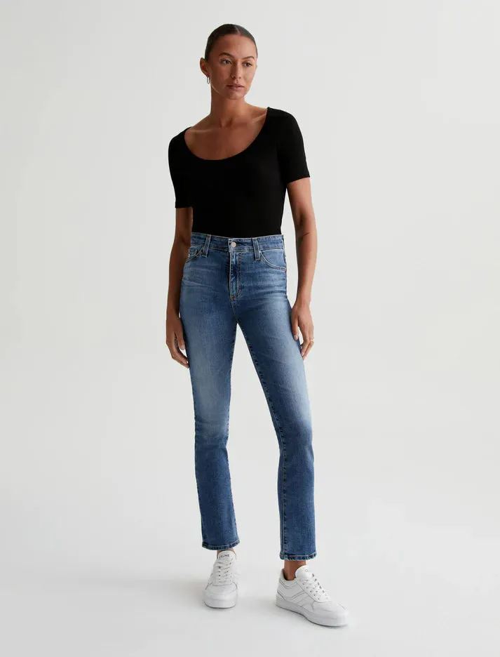 AG Mari | High-Rise Slim Straight Leg