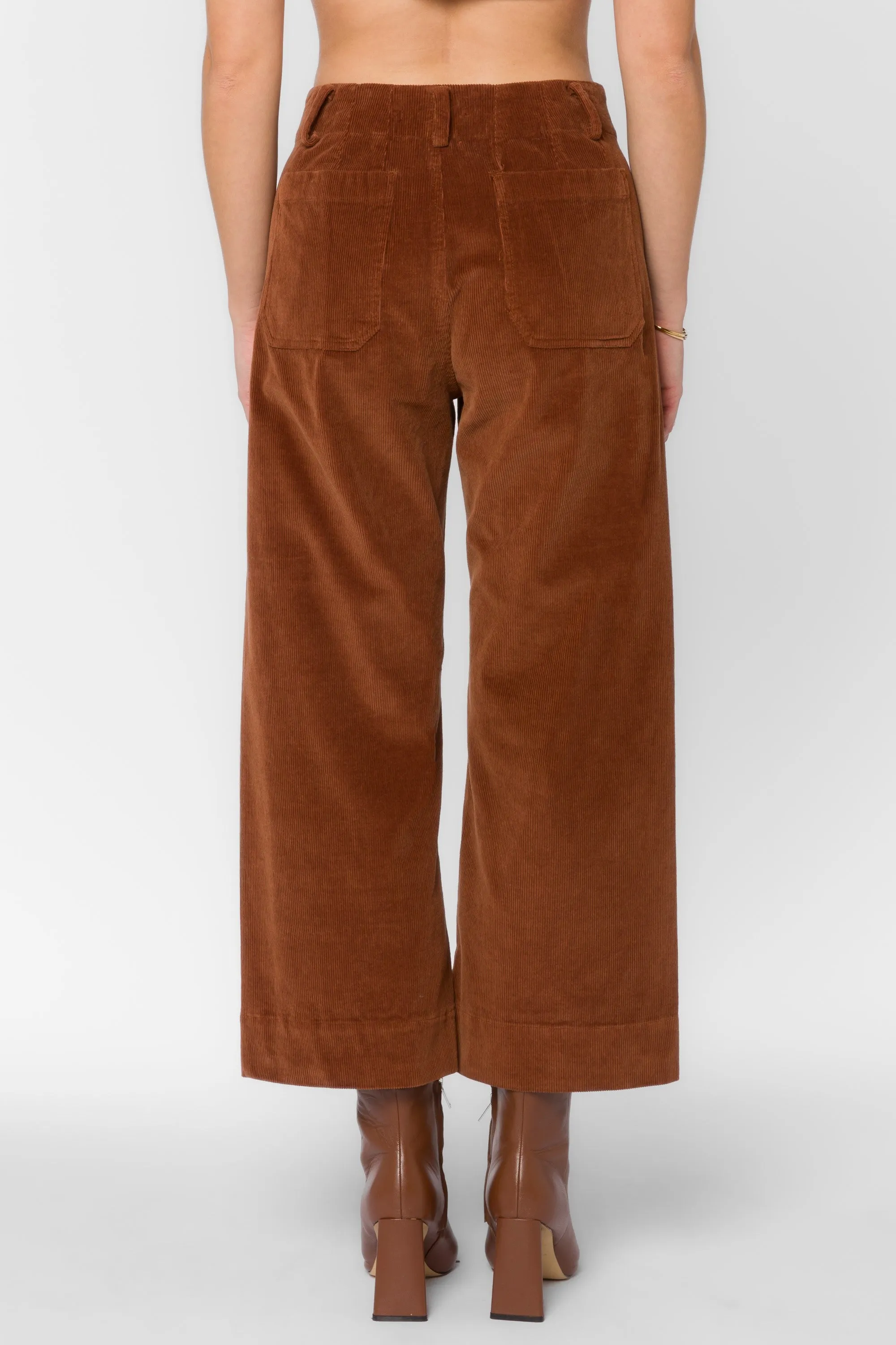 Alyx Cropped Corduroy Wide Leg Pant