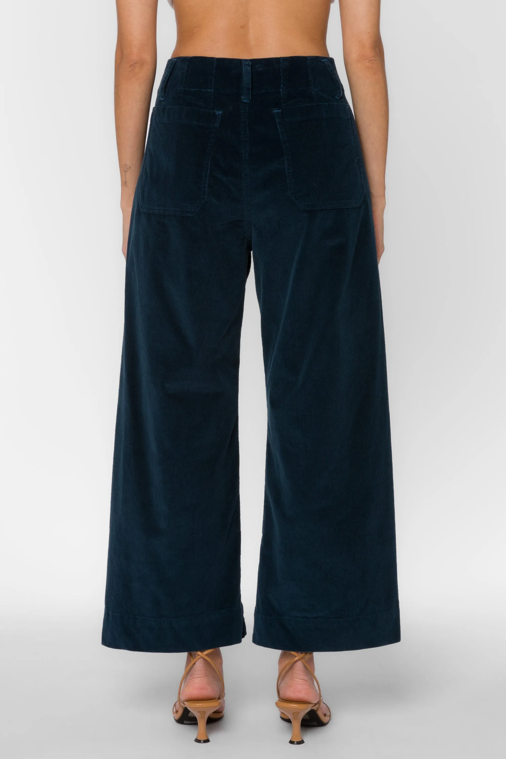 Alyx Cropped Corduroy Wide Leg Pant