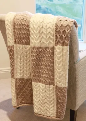 Aran Patch Blanket