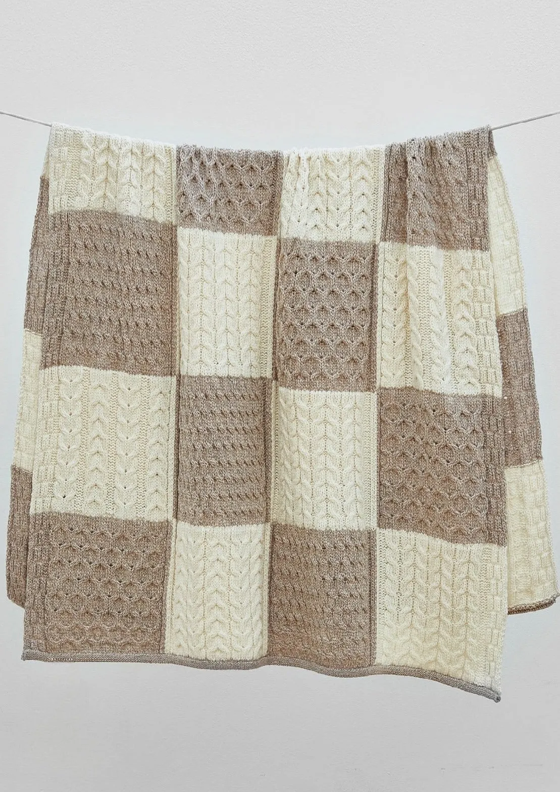 Aran Patch Blanket