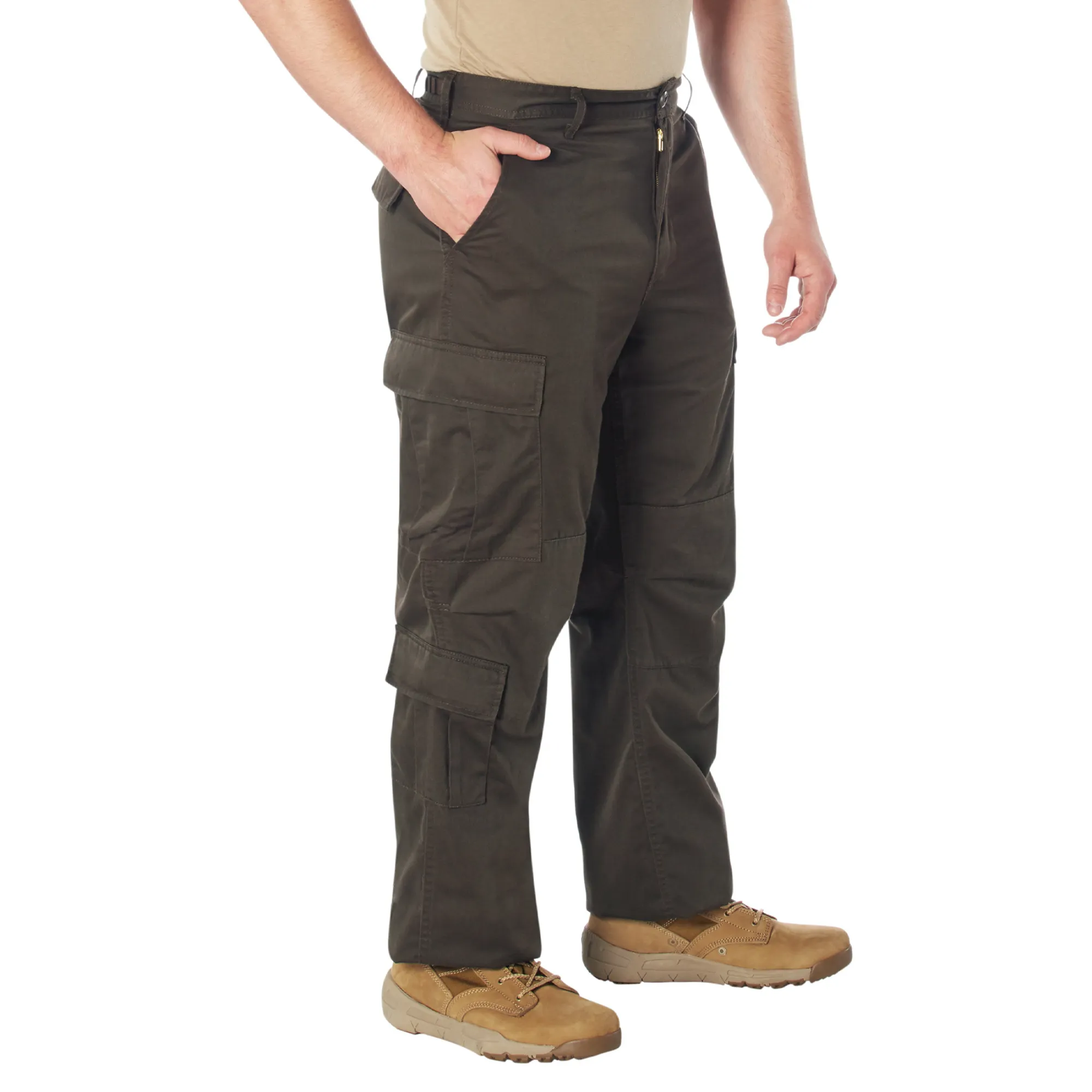 Army Brown - Military Vintage Paratrooper Fatigues