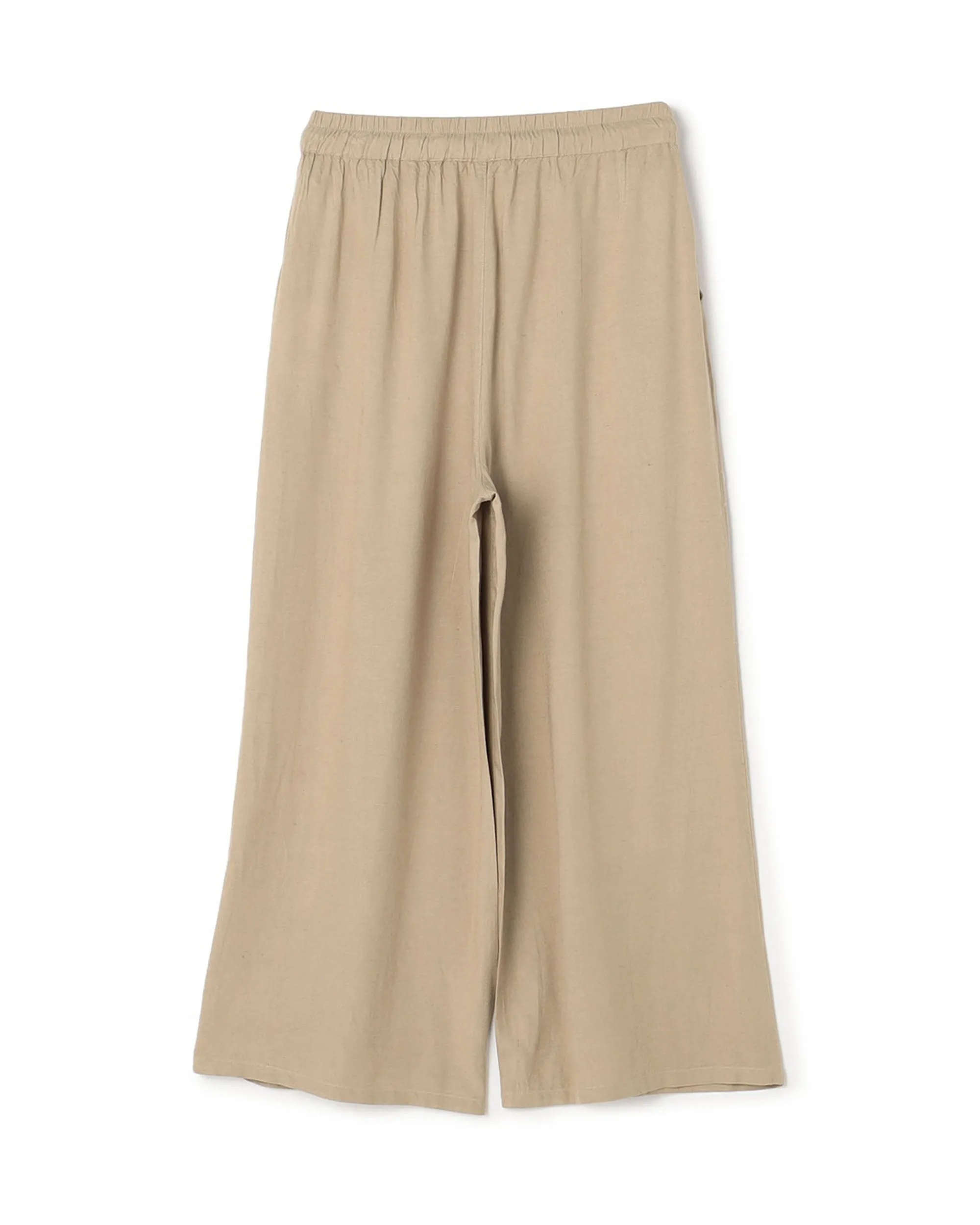 Ats Tassel Cotton Linen Culotte