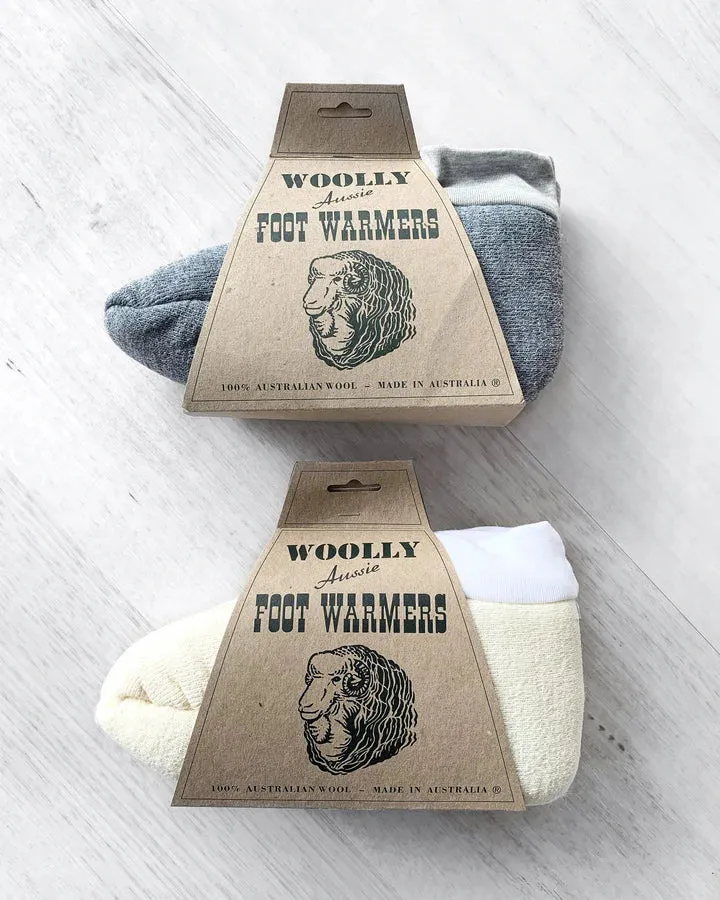 Australian Woolly Foot Warmers Sheepskin Fleece, Bed Socks