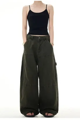 Baggy Wide-Leg Pants