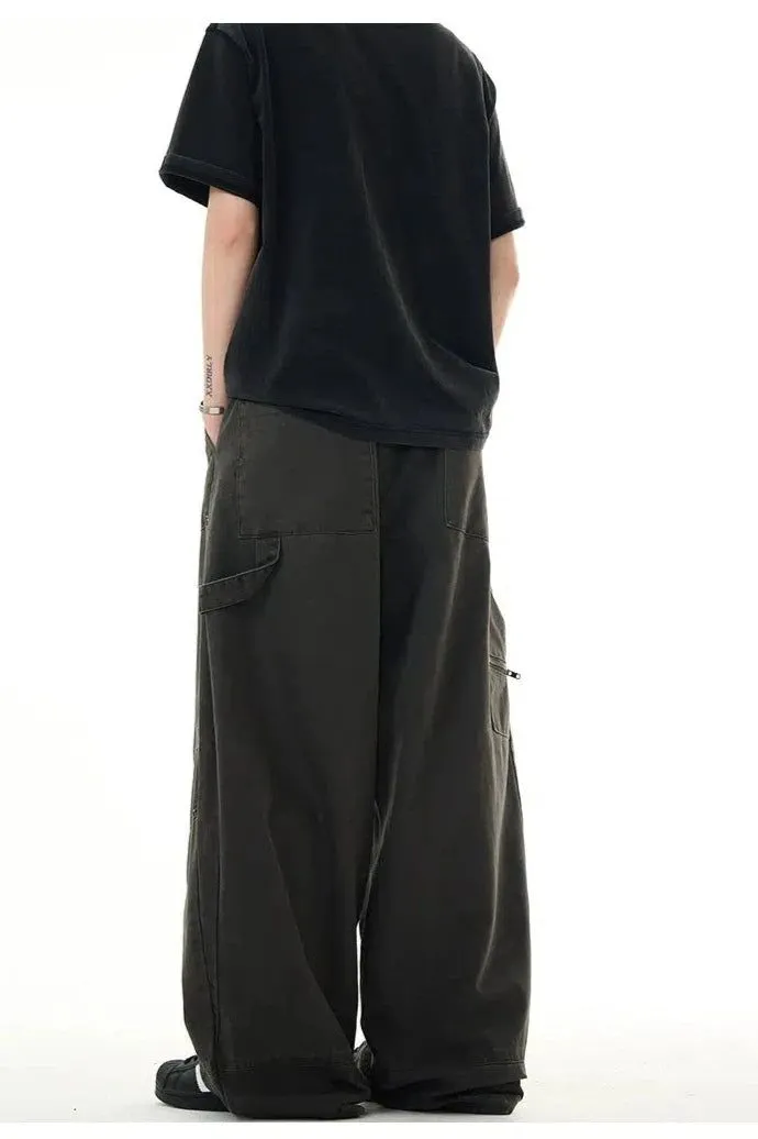 Baggy Wide-Leg Pants