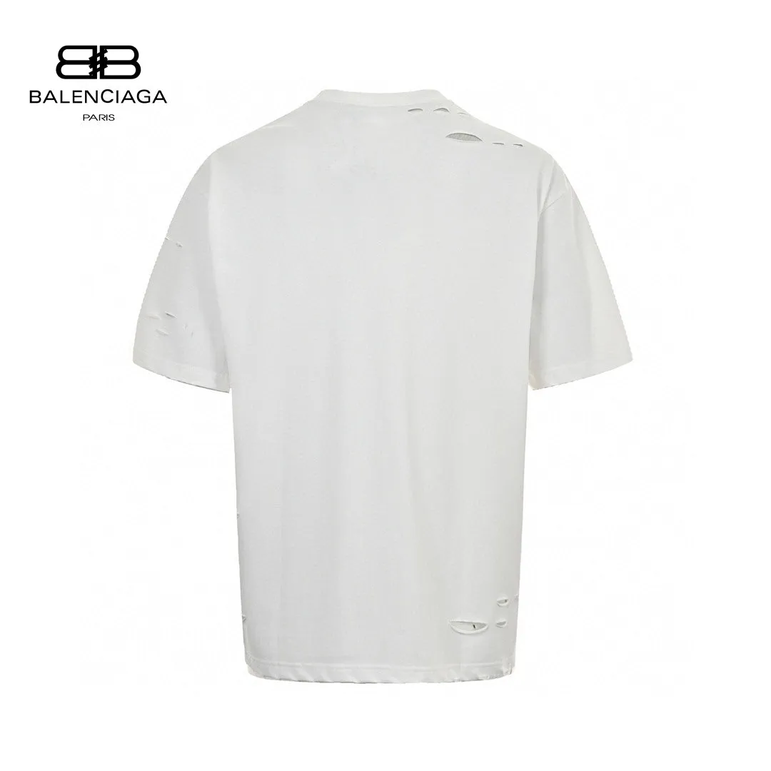 Balenciaga Distressed Logo T-Shirt