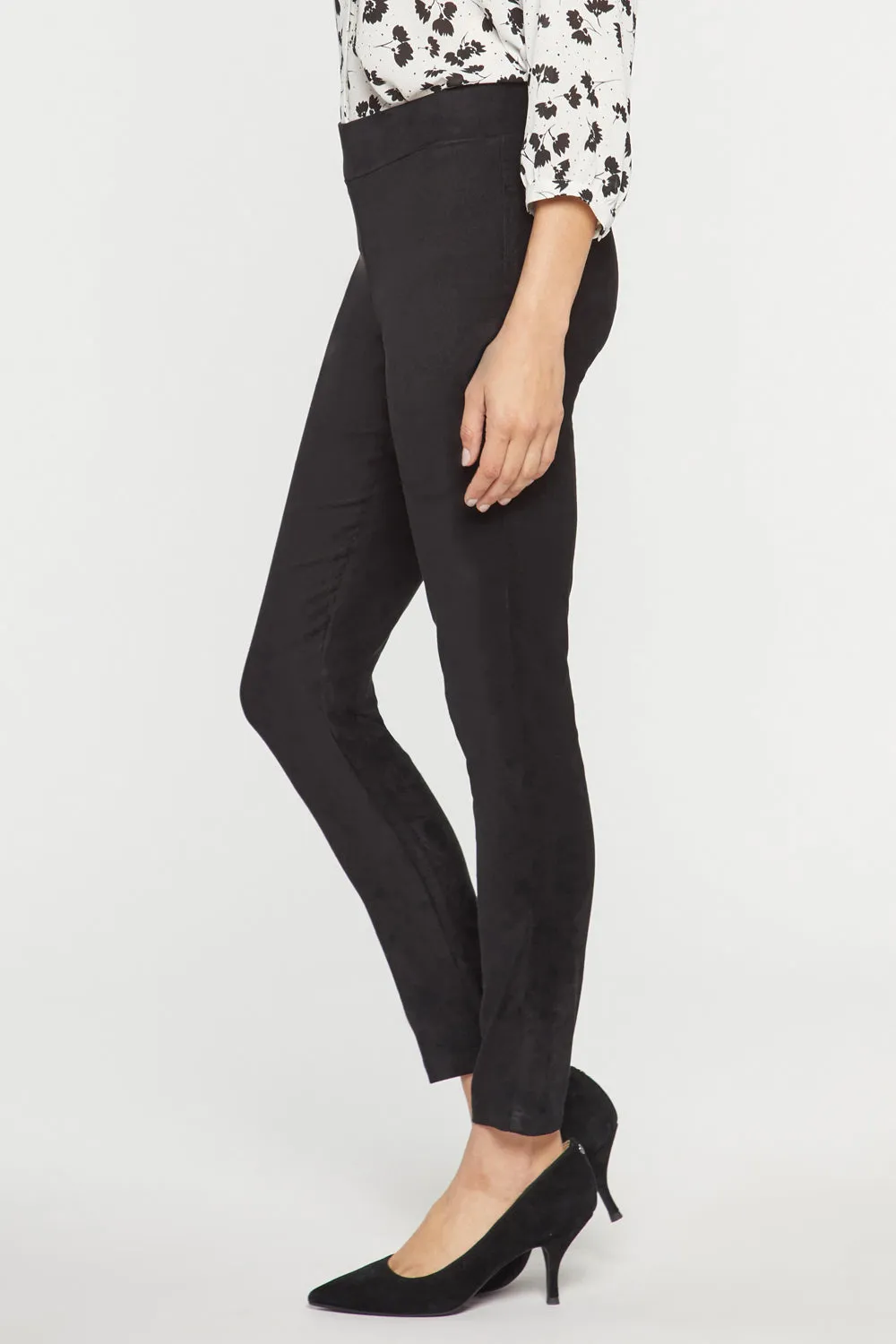 Basic Legging Pants In Petite - Black