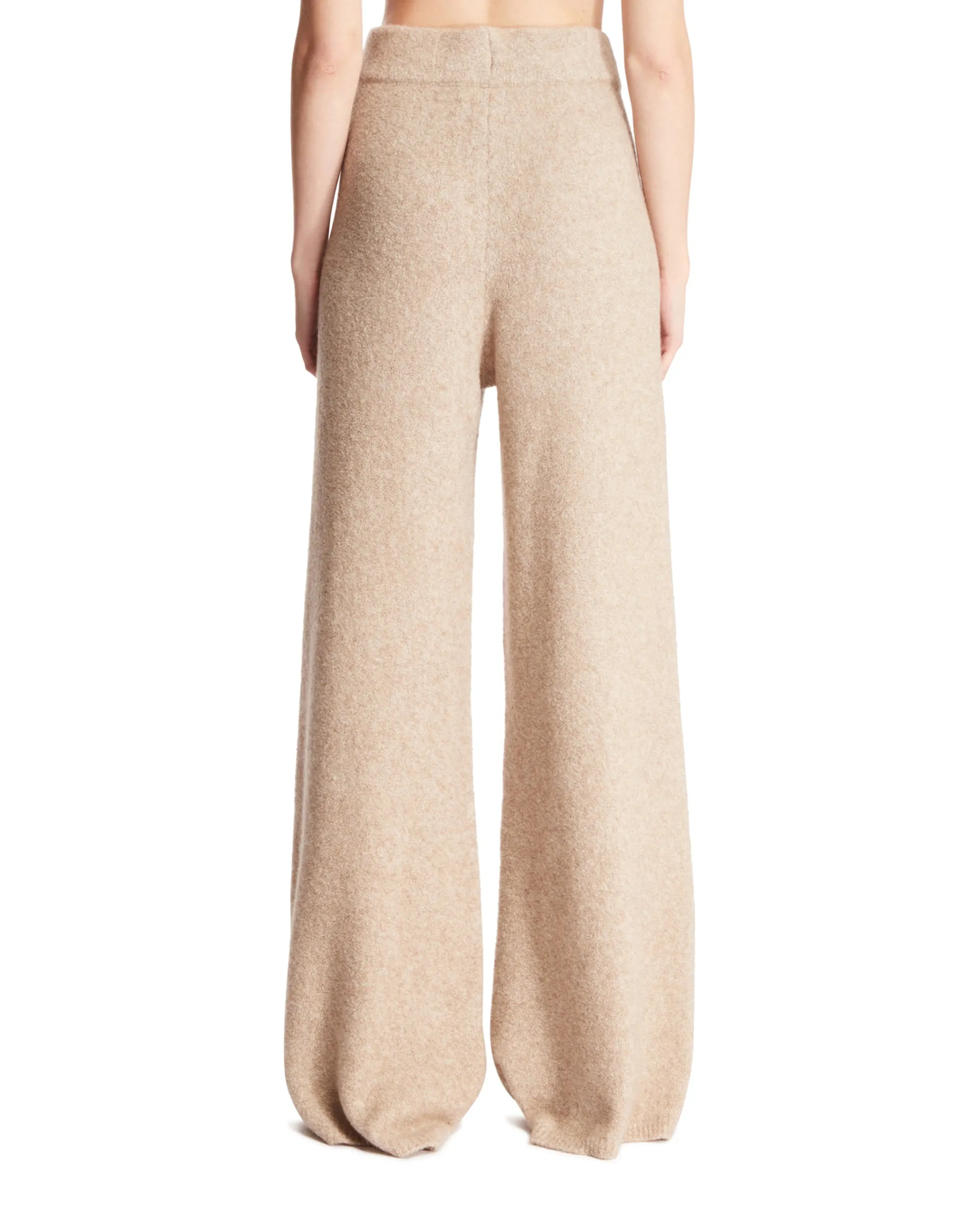 Beige Cashmere Pants