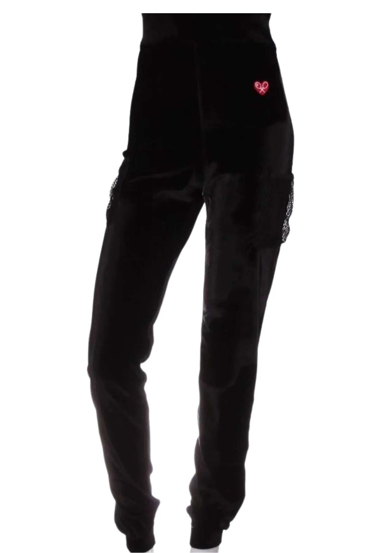 Black High   Long Warm Up Pants