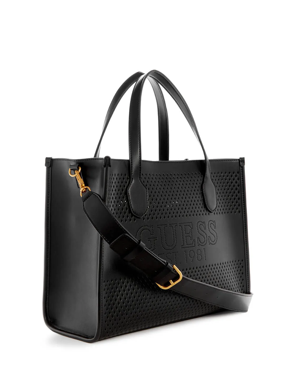 Black Katey Small Tote Bag