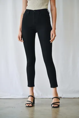 Black  Skinny Leg Ankle Jeans