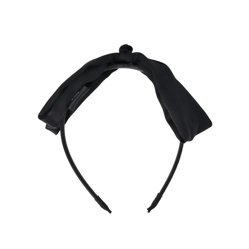 Black Top Bow Headband