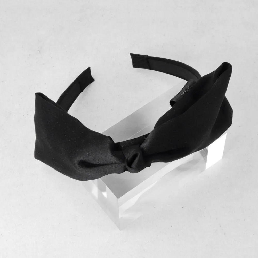 Black Top Bow Headband