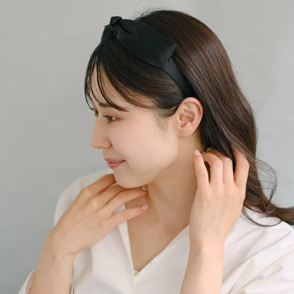 Black Top Bow Headband