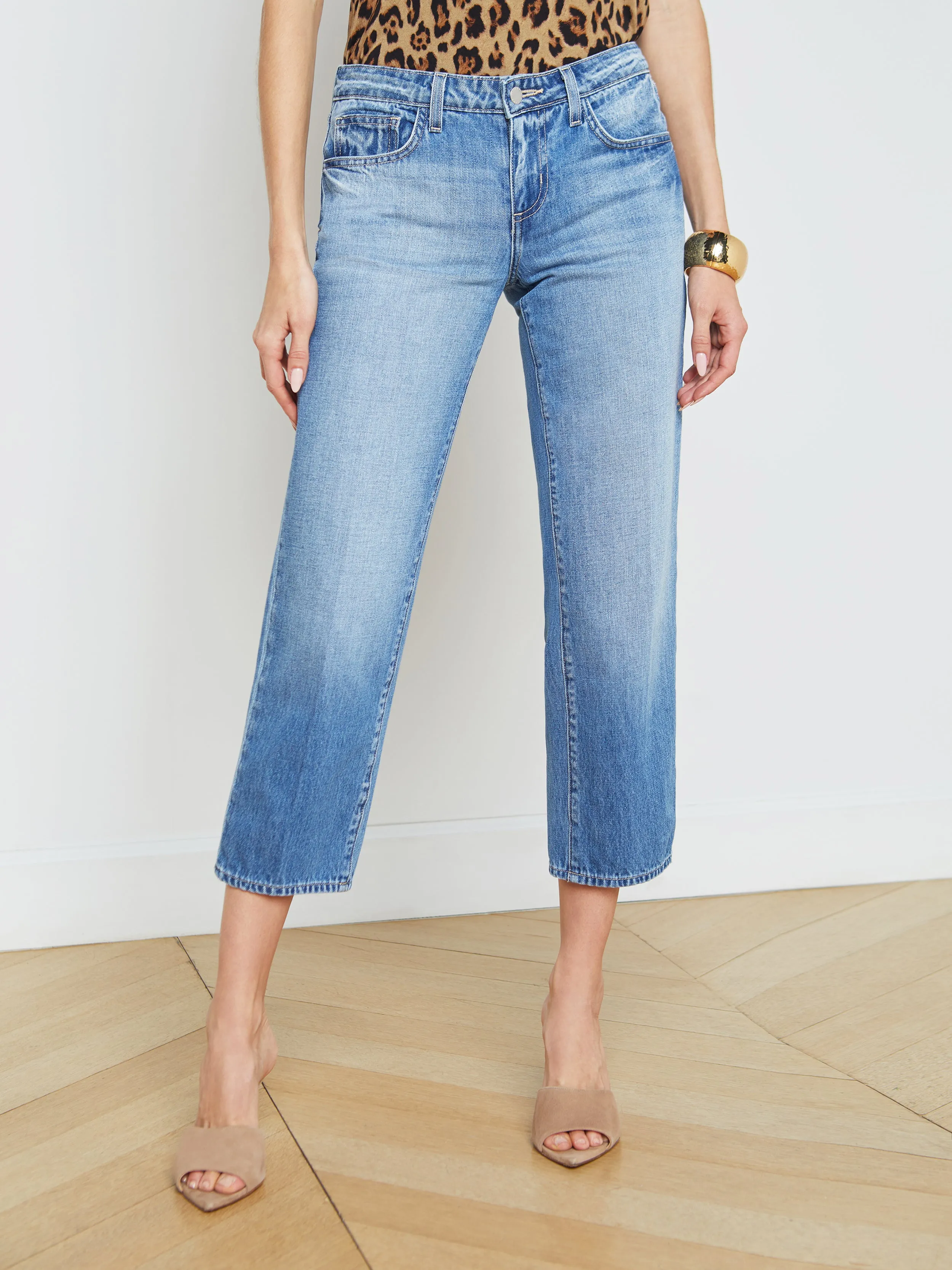 Blaine Low-Rise Stovepipe Jean