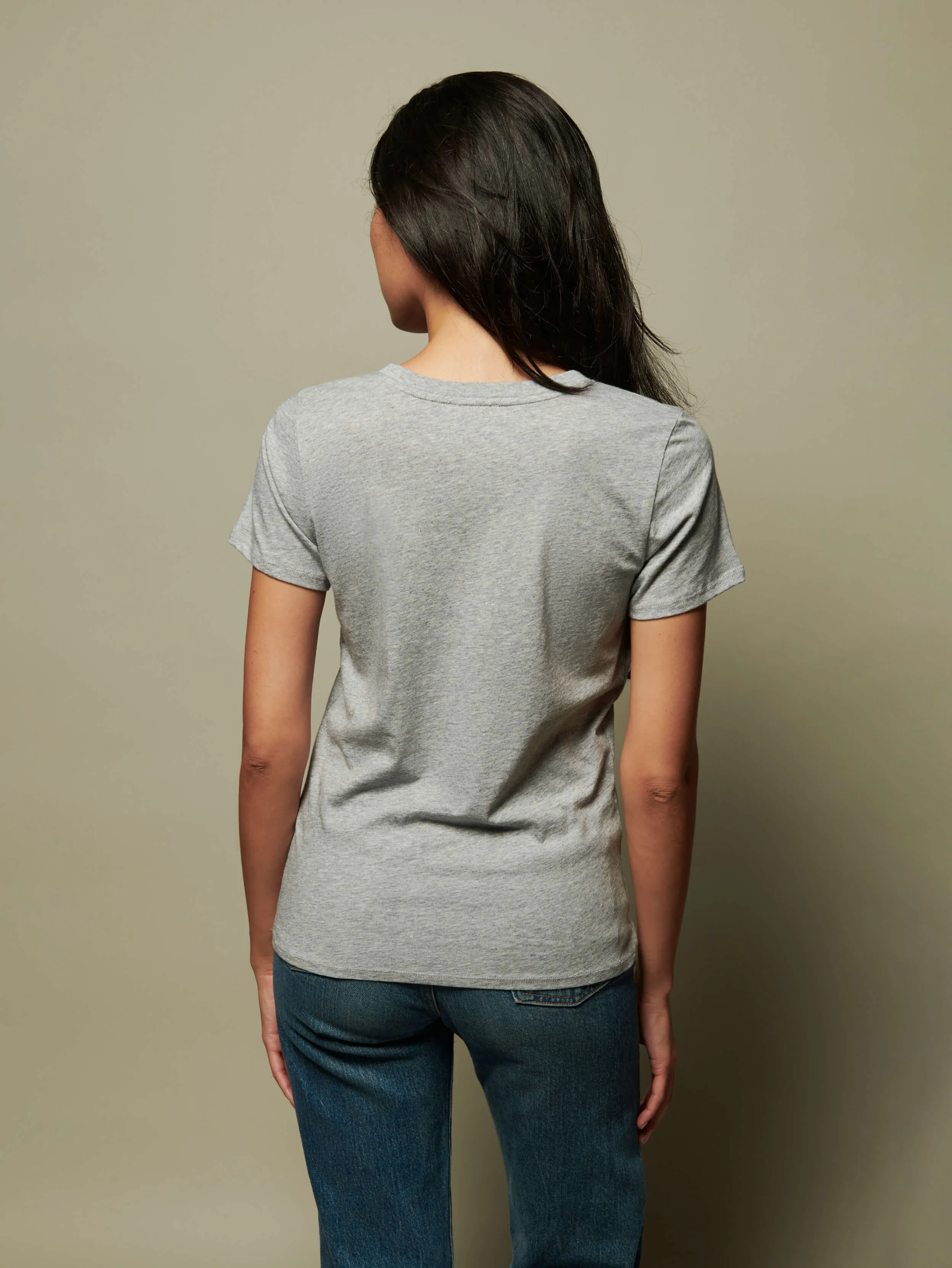 Blair Tee - Heather Grey