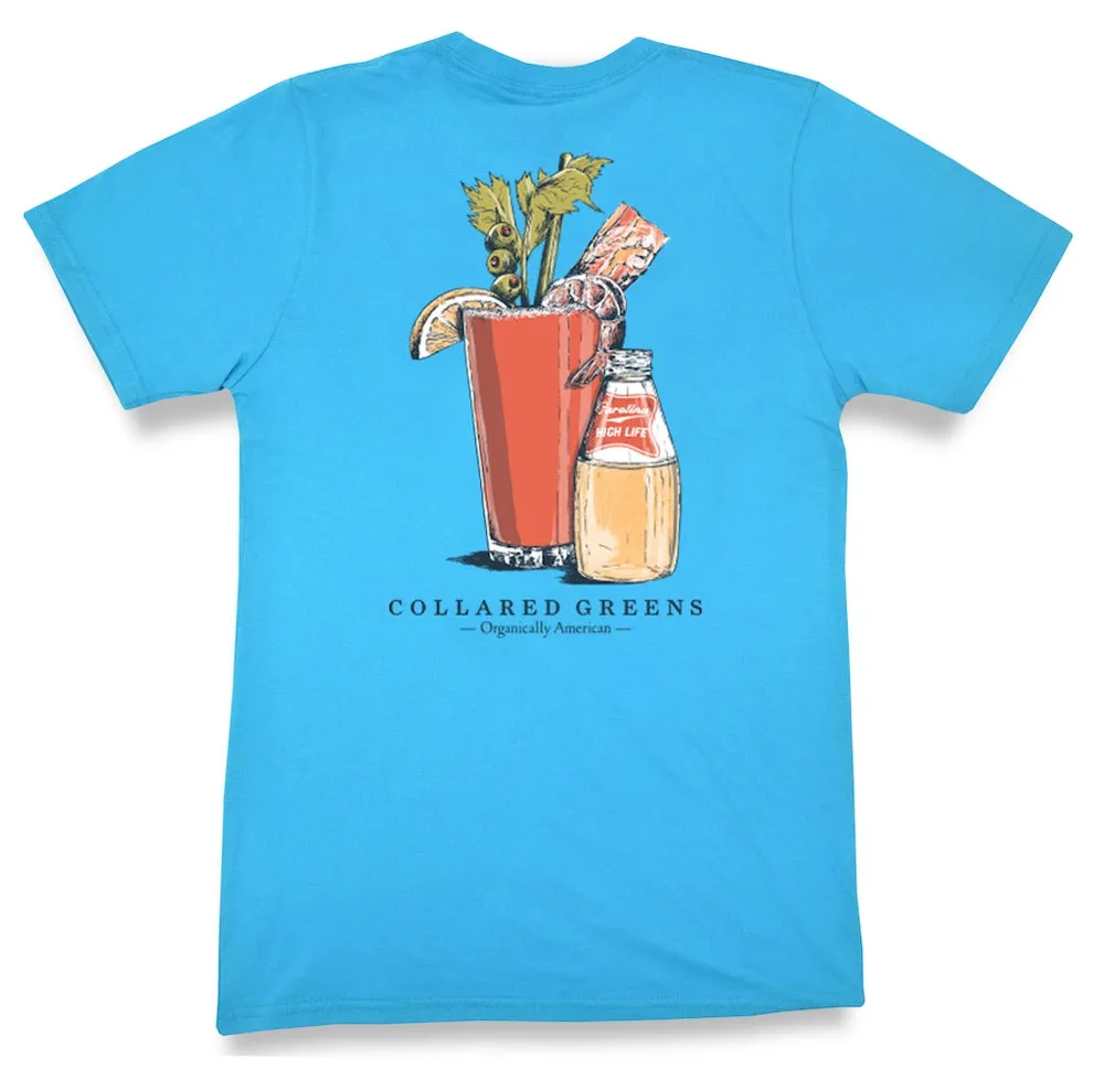 Bloody Mary: Short Sleeve T-Shirt - Aqua (S)