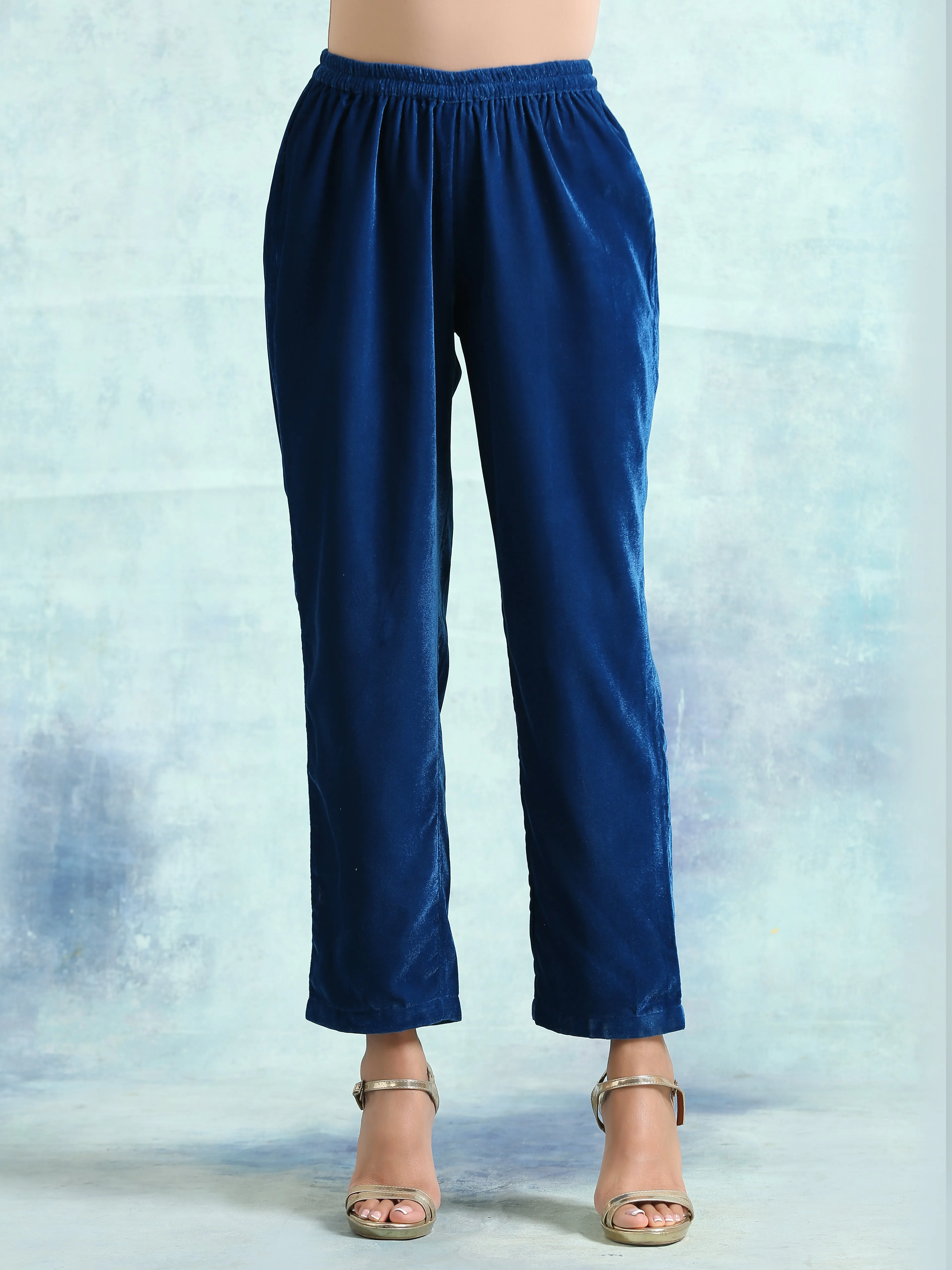 Blue Velvet Pant