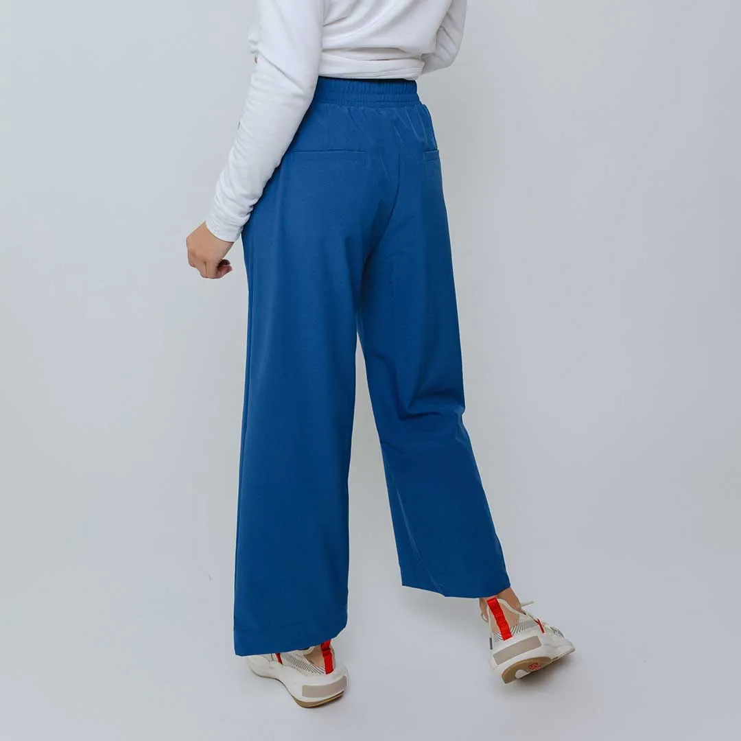 BYU Audrey Wide Leg Pants, Royal Blue