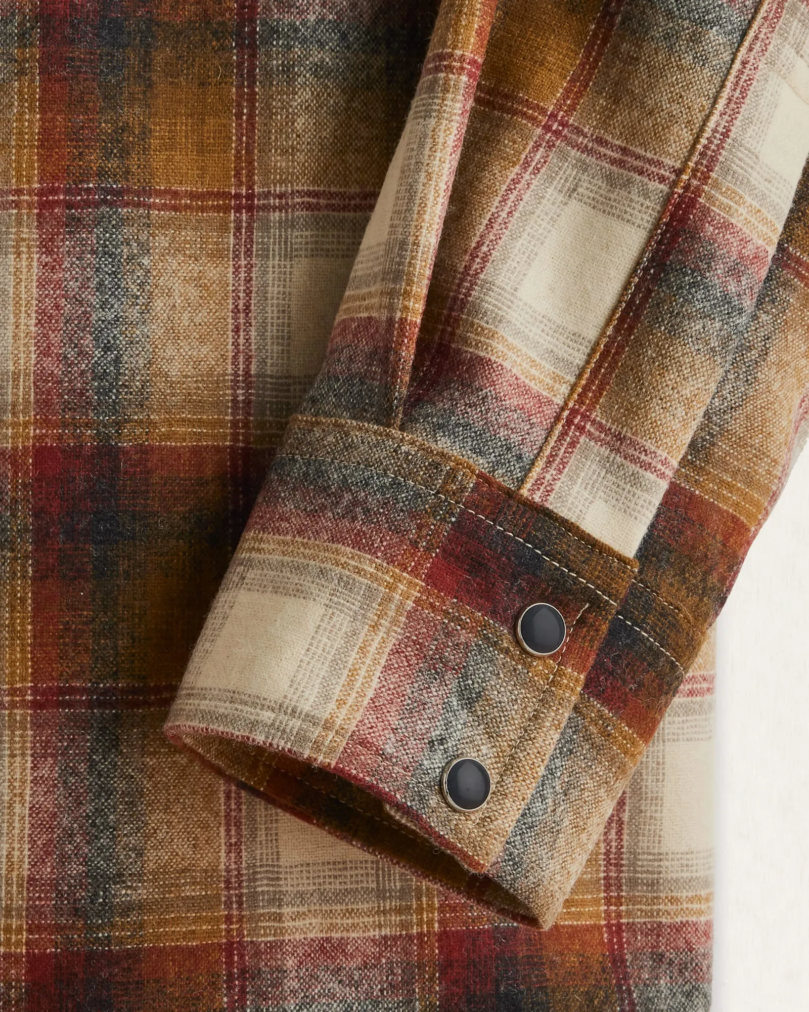 Canyon Western Wool Plaid Shirt by Pendleton