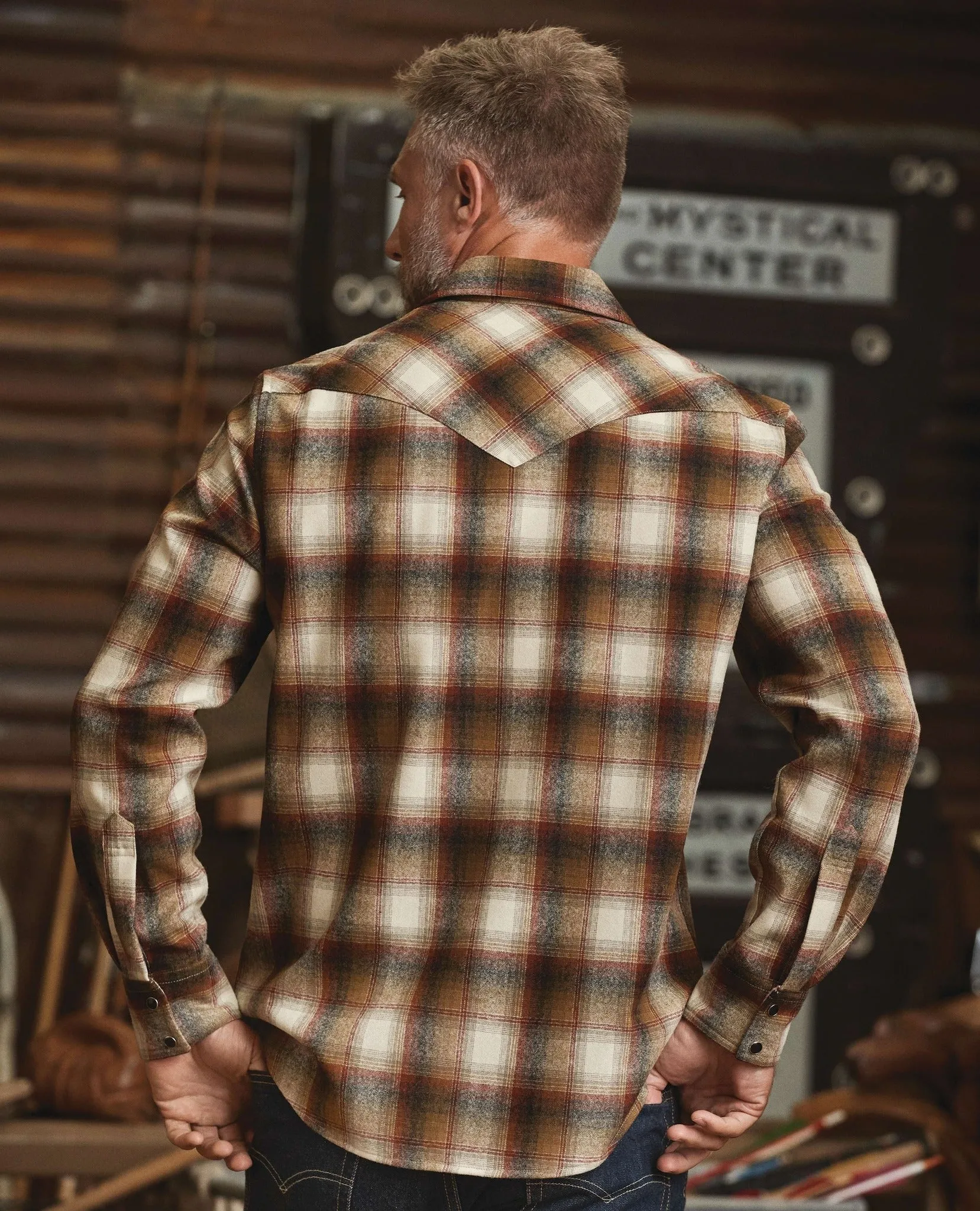 Canyon Western Wool Plaid Shirt by Pendleton