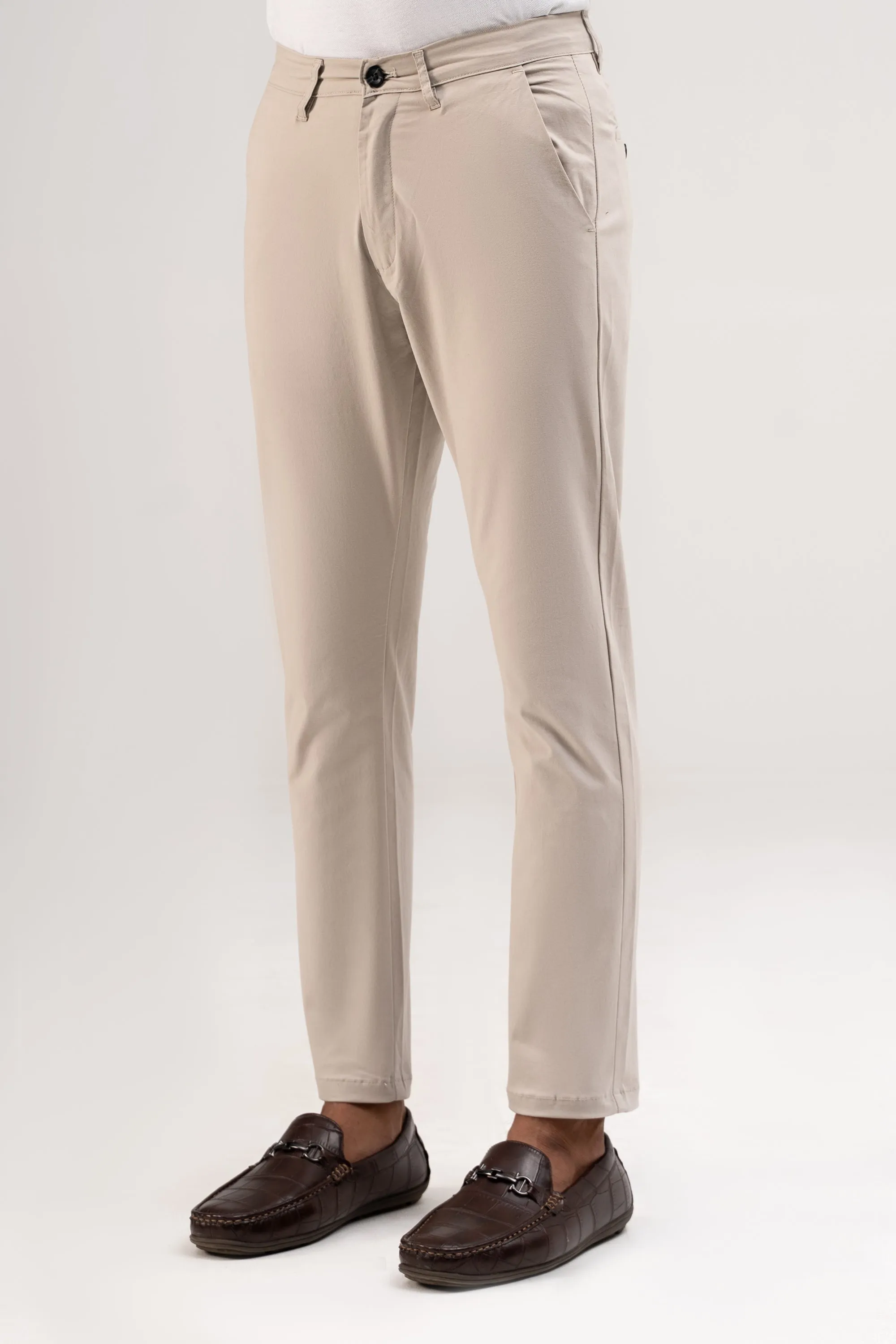 CASUAL PANT CROSS POCKET BEIGE