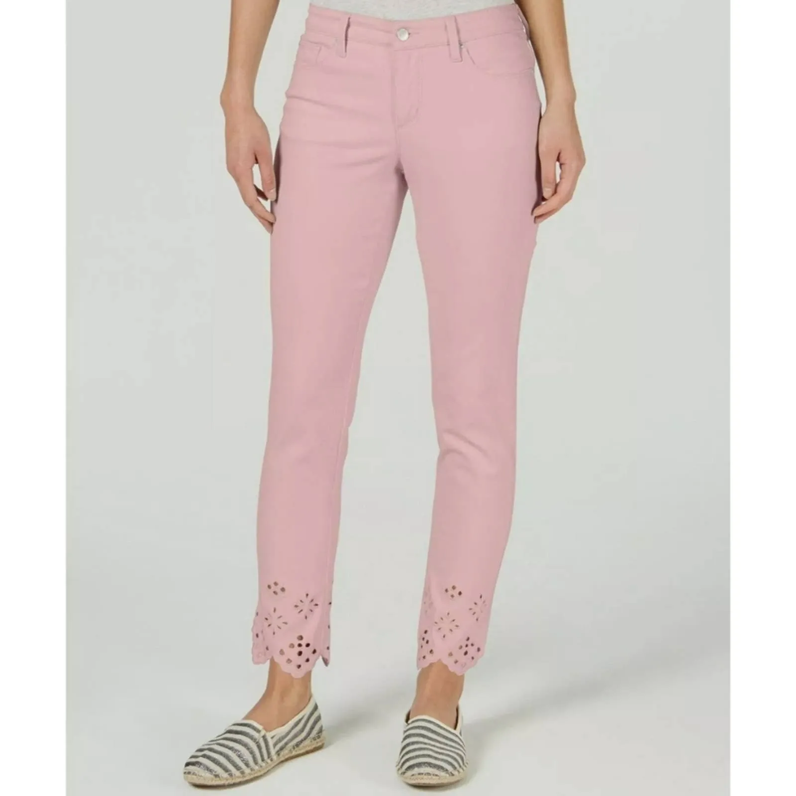 Charter Club Bristol Eyelet Skinny Ankle Jeans