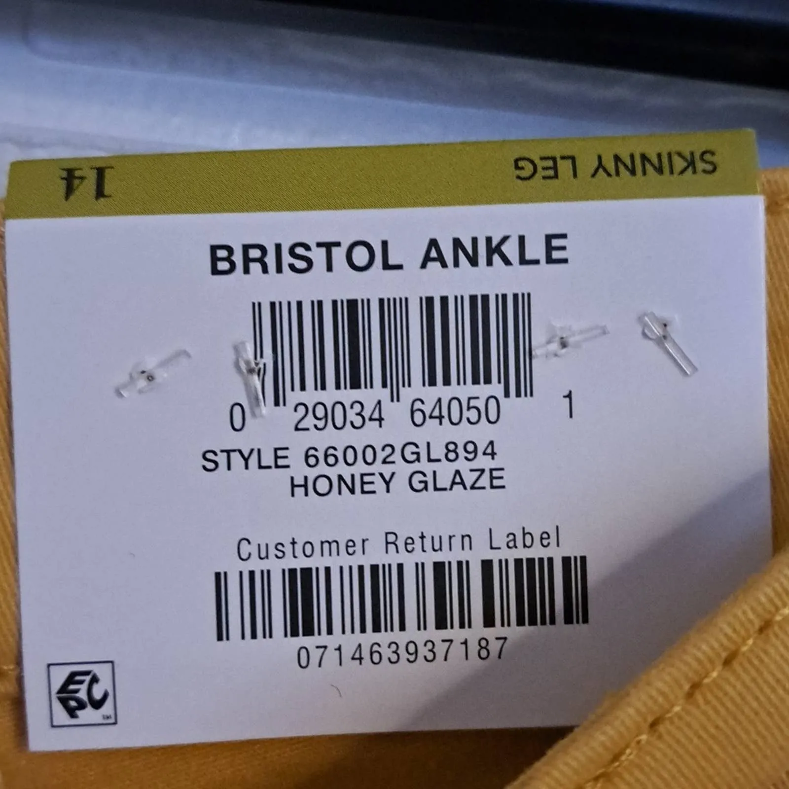 Charter Club Bristol Skinny Ankle Jeans in Honey Glaze