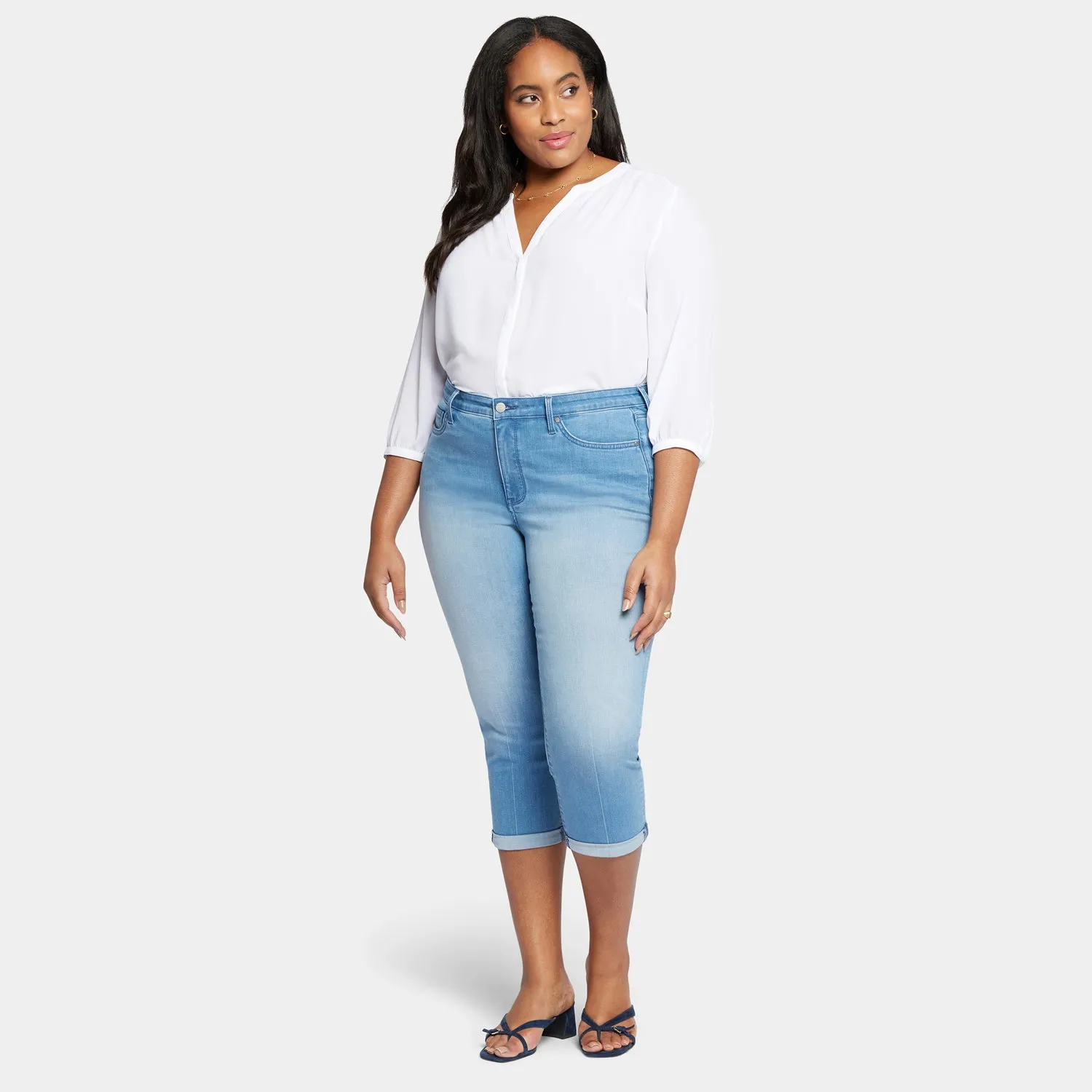 Chloe Skinny Capri Jeans In Plus Size - Debut