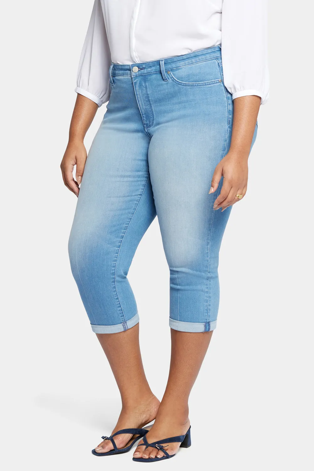 Chloe Skinny Capri Jeans In Plus Size - Debut