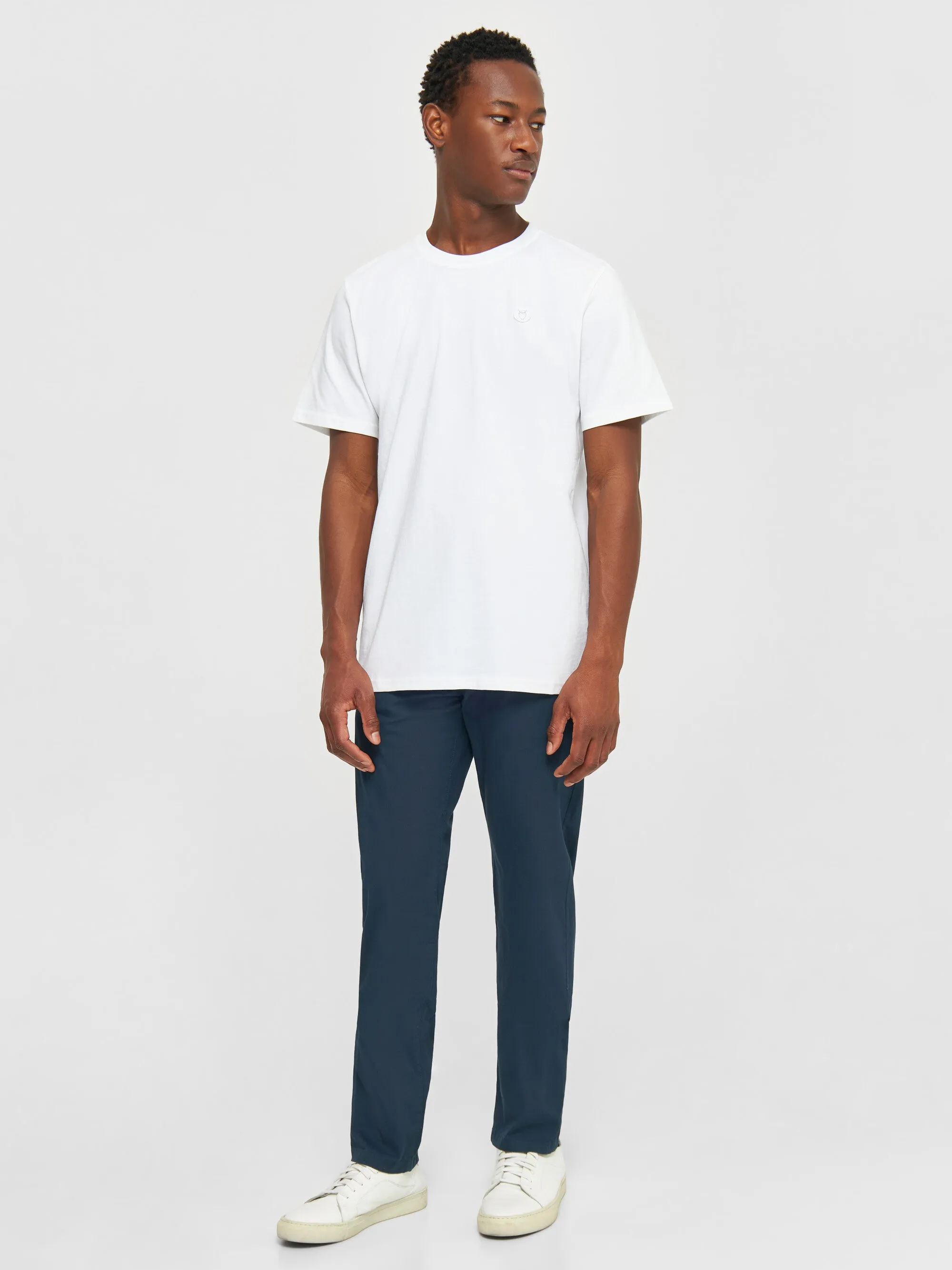 CHUCK regular chino poplin pant - Total Eclipse