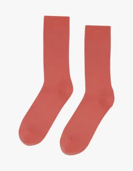 Colorful Standard Classic Organic Sock Bright Coral