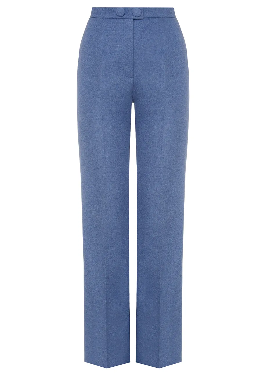 DAISY WOOL STRAIGHT PANTS