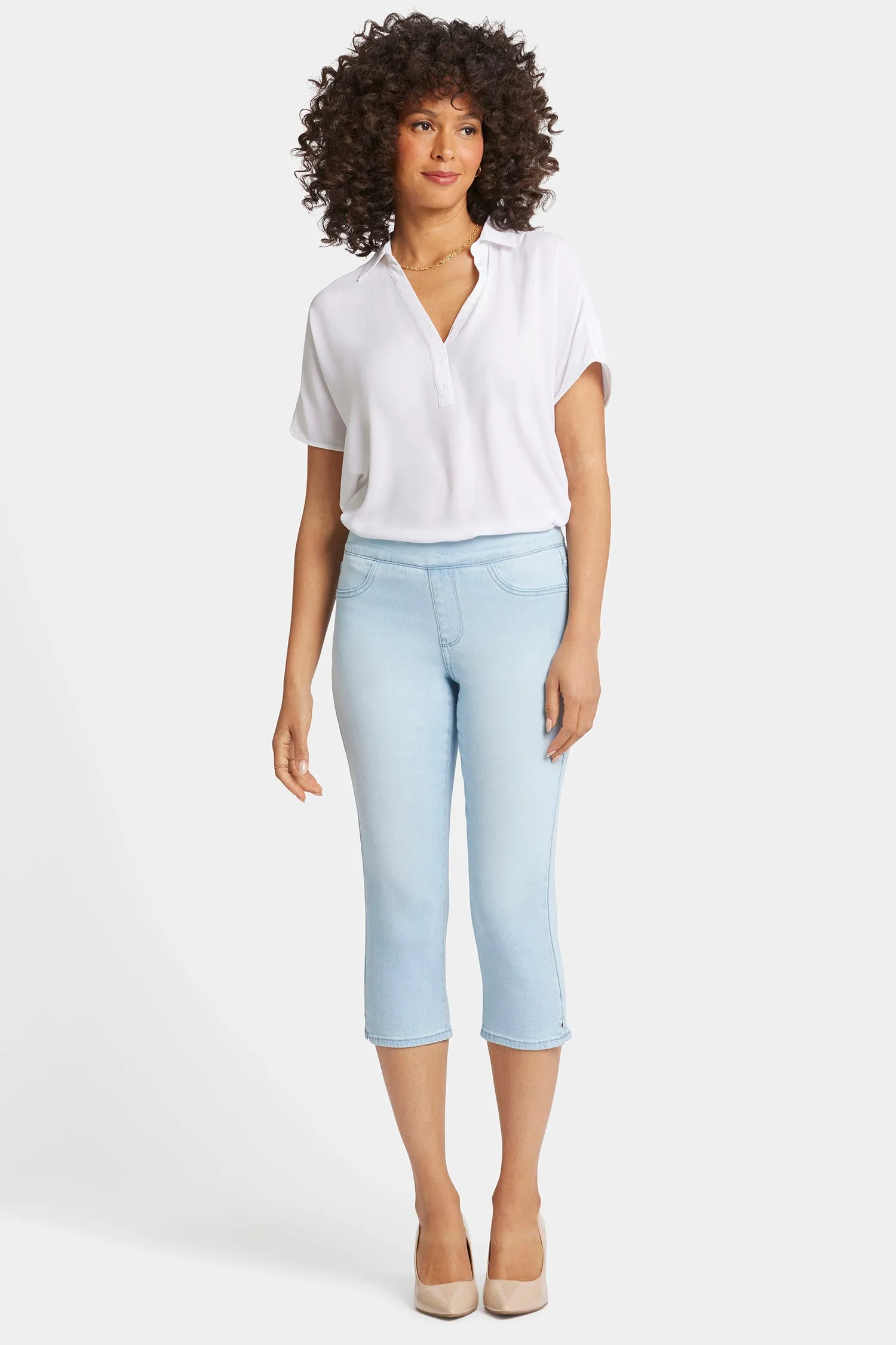 Dakota Crop Pull-On Jeans  - Oceanfront