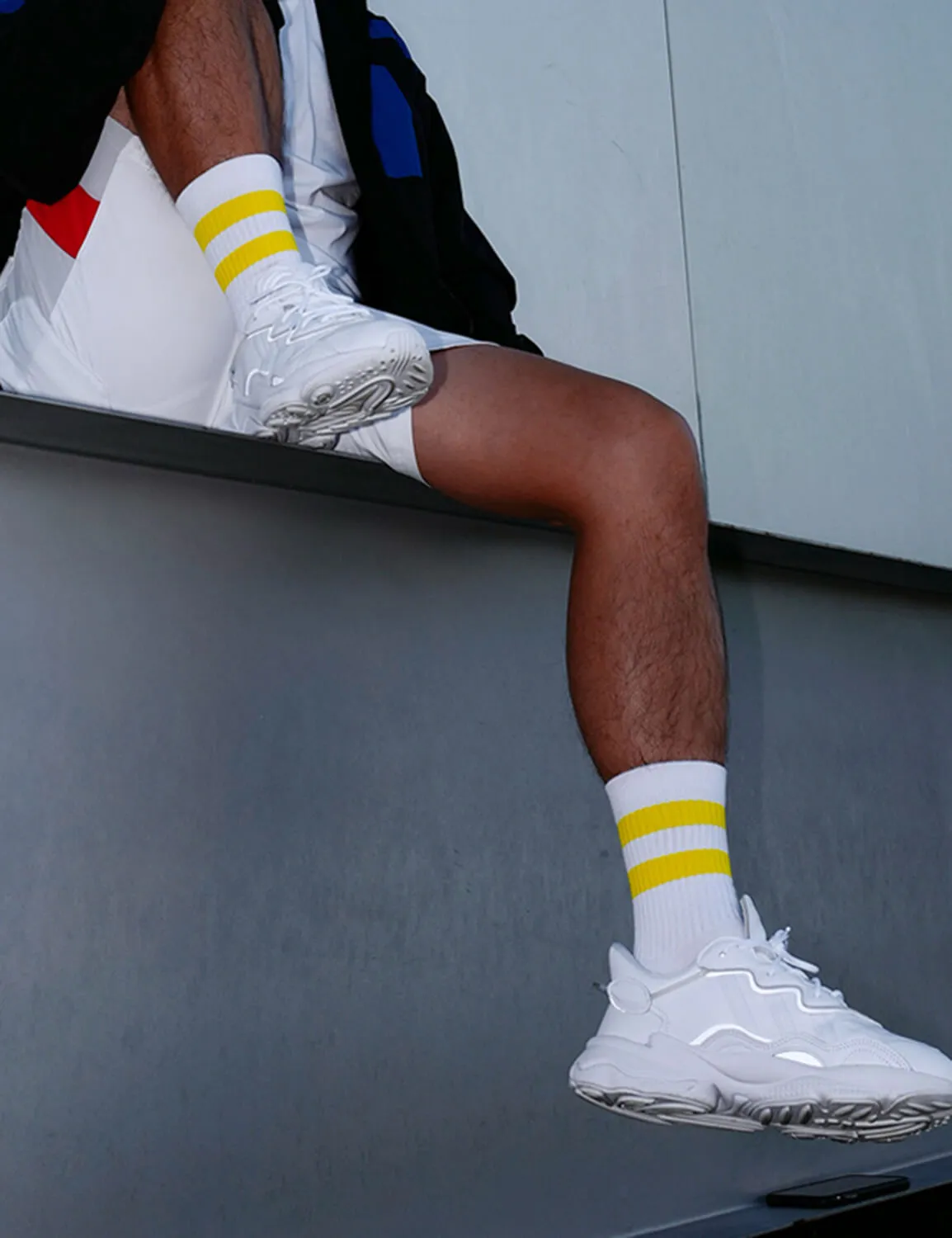 Double Stripe Crew Socks SINGLE-PACK