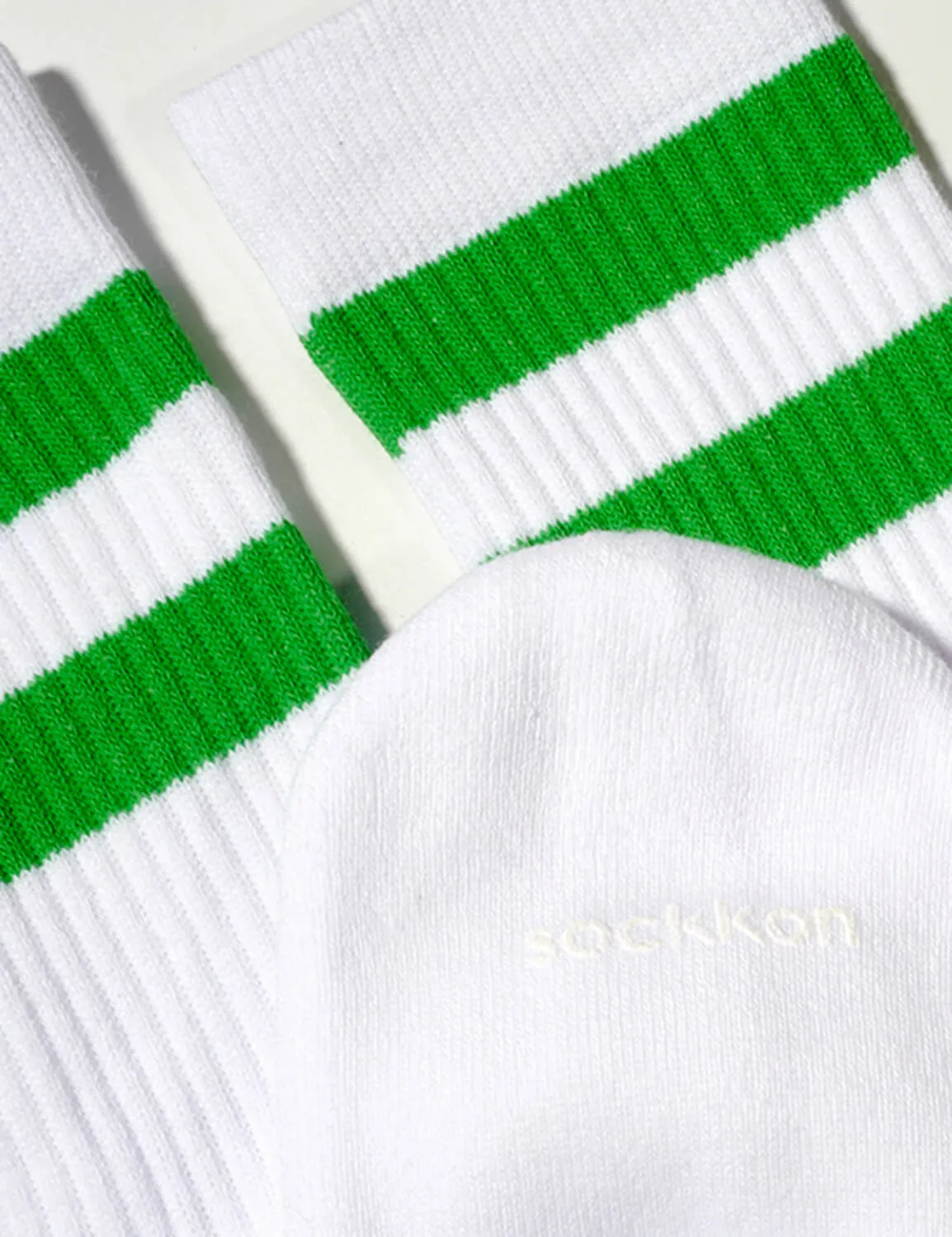 Double Stripe Crew Socks SINGLE-PACK