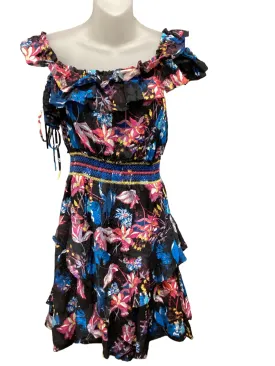 Dress Casual Short By Cma In Floral Print, Size: 4